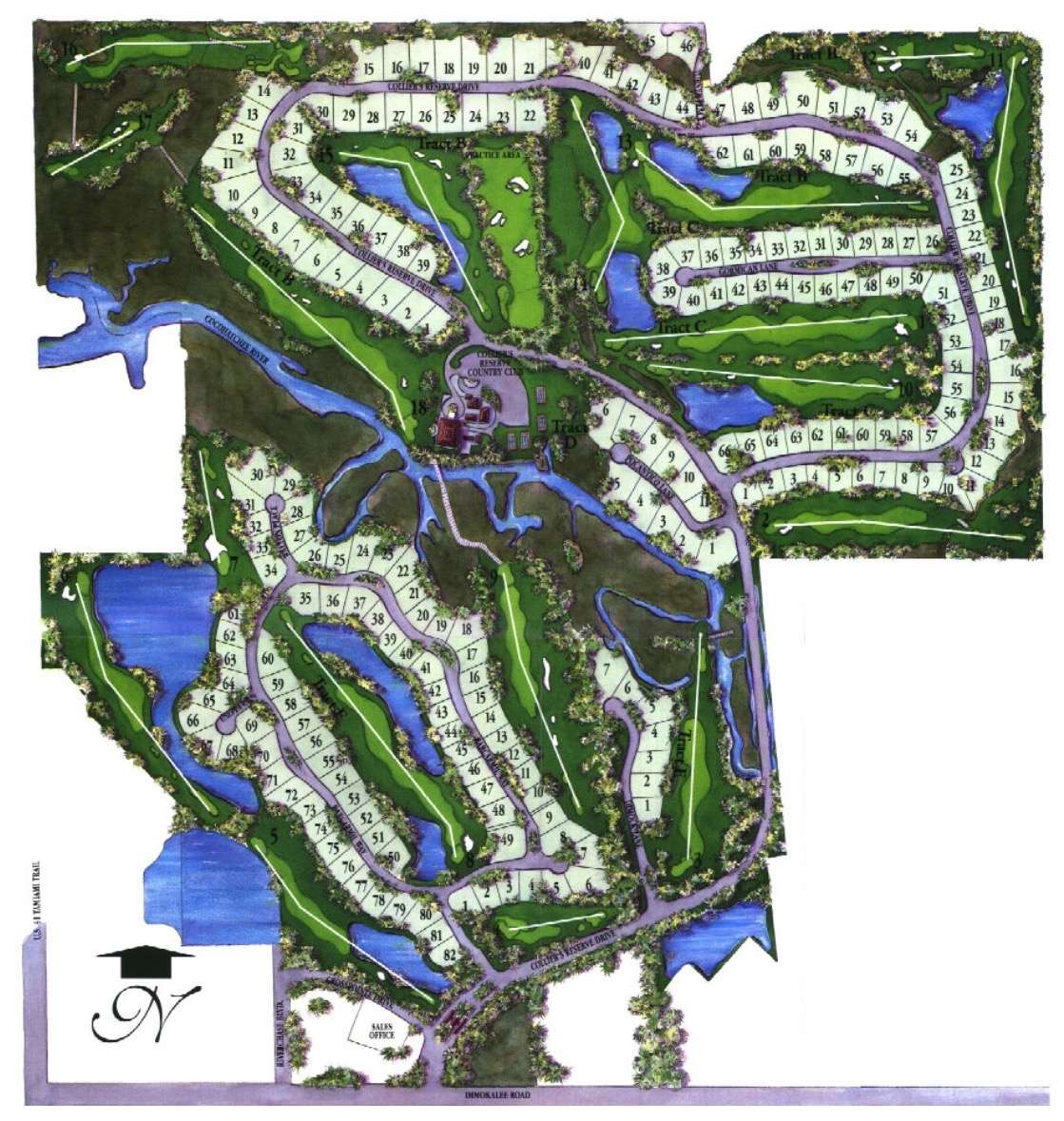 Collier Reserve - map